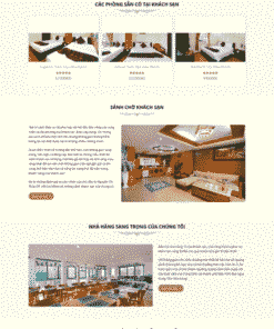 Mẫu website khách sạn resort 06