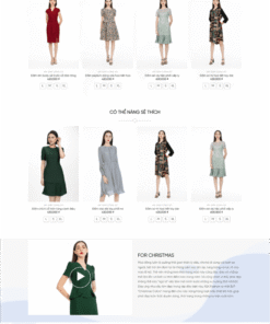 Mẫu web cửa hàng thời trang 01