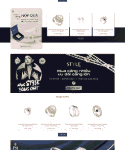 Mẫu website bán trang sức PNJ 01