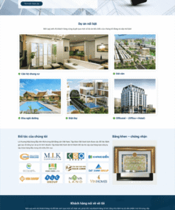 Mẫu website bất động sản 11