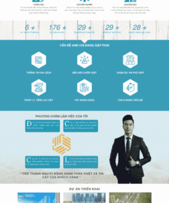 Mẫu Website Môi Giới Bất Động Sản Cá Nhân 01