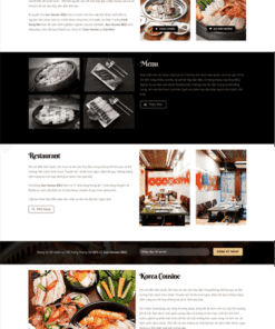 Web Nhà hàng - Ẩm thực
