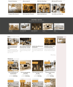 Mẫu website giới thiệu dự án nội thất xây dựng 34