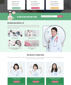 Mẫu website phòng khám sức khoẻ 234