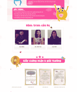 Mẫu website mẹ và bé sức khoẻ 23